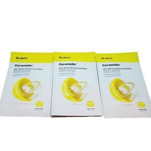 Lot of 3 Dr Jart+ Ceramidin Skin Barrier Moisturizing Mask